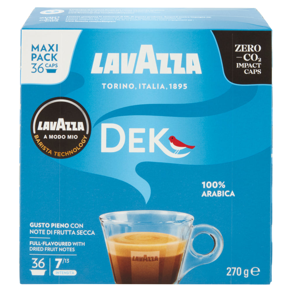 Caffè Dek 100% Arabica A Modo Mio 36 Cps Lavazza