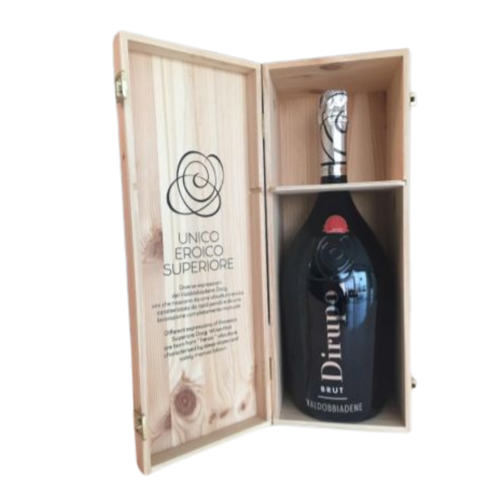 Prosecco Dirupo Brut 3L Astucciato Legno Andreola