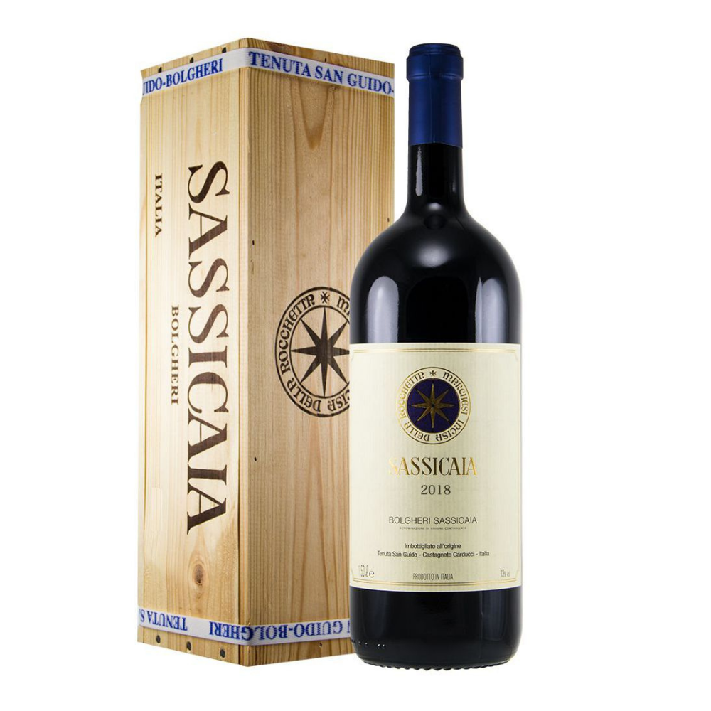 Sassiciaia 2018  Magnum Astucciato Legno Tenuta San Guido