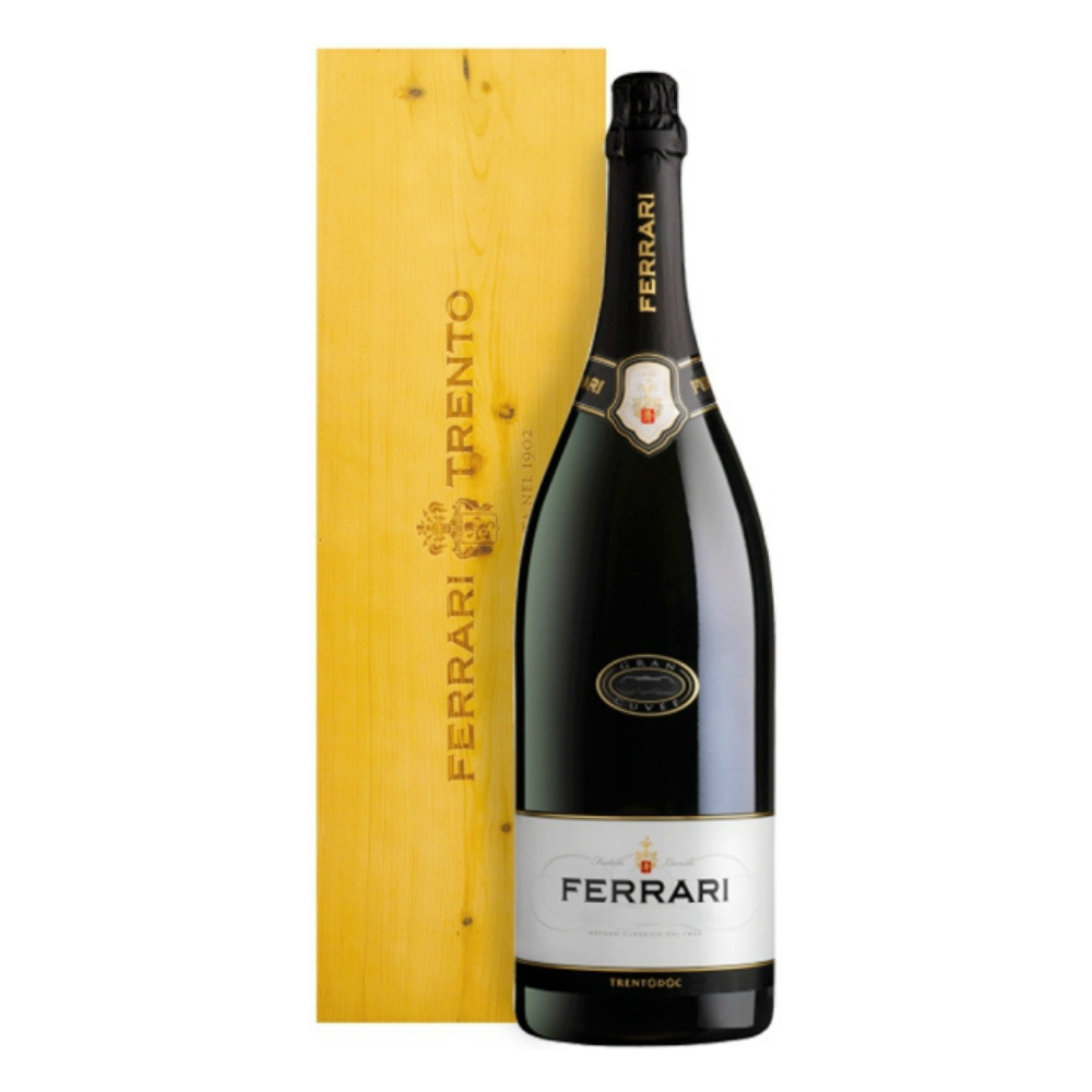 Trento DOC Ferrari Brut Mathusalem 6L Astucciato Legno