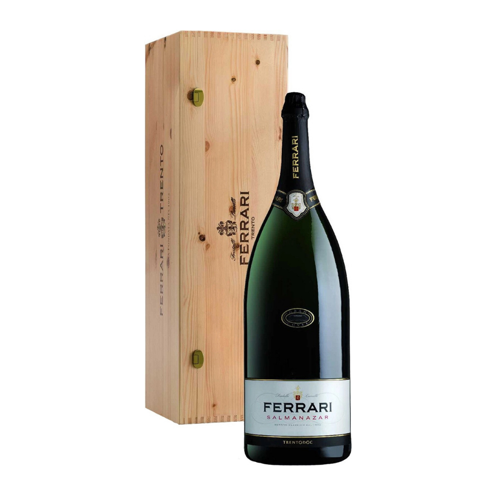 Trento DOC Ferrari Brut Salamanazar 9L Astucciato Legno