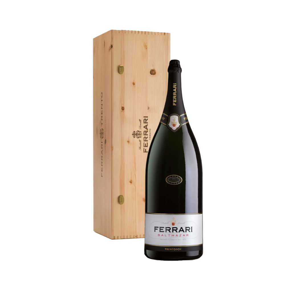 Trento DOC Ferrari Brut Balthasar 12L Astucciato Legno