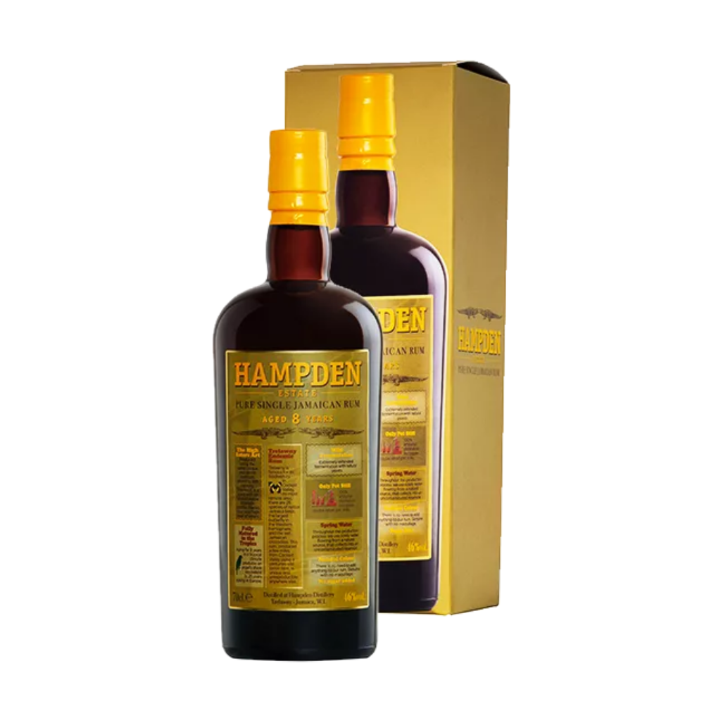 Rhum Hampden 8 Anni Astucciato