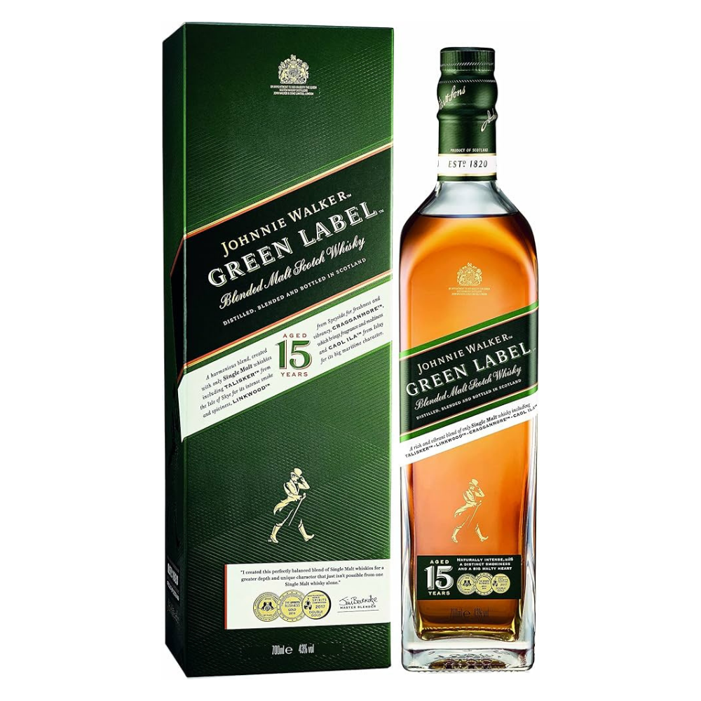 Whisky Johnnie Walker Green Label  Astucciato