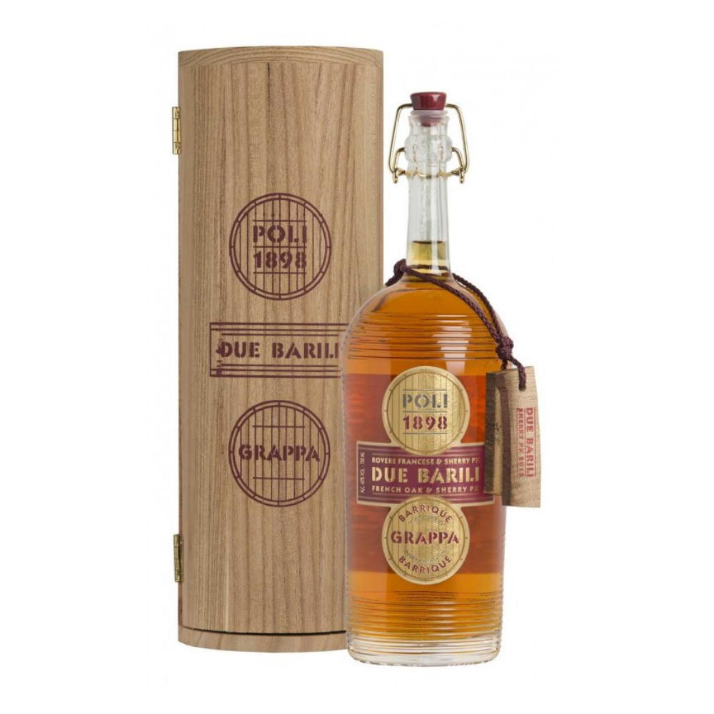 Grappa Due Barili Poli Astucciata Legno