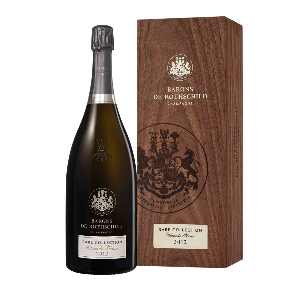 Champagne Baron de Rothschild Rare Collection Blanc De Blancs 2012 Astucciato Legno