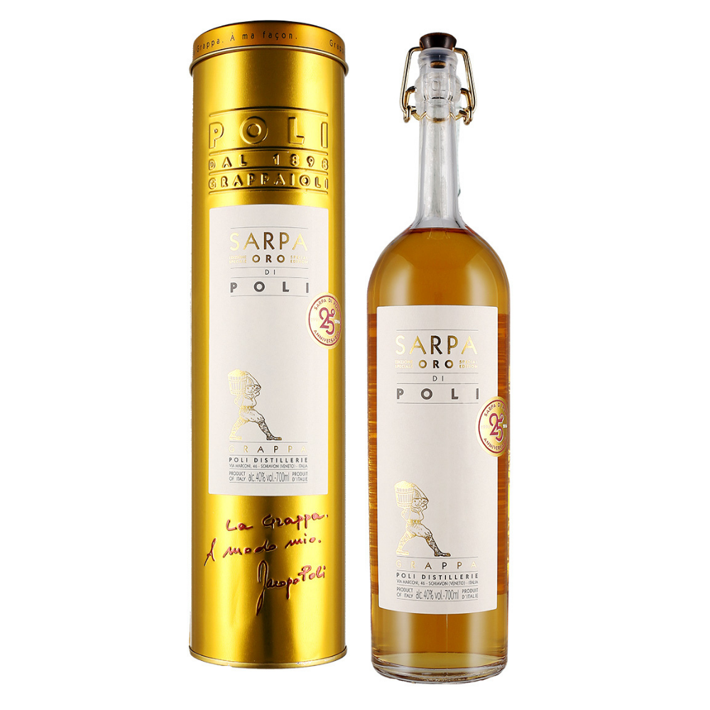 Grappa Sarpa Oro Astucciata Poli