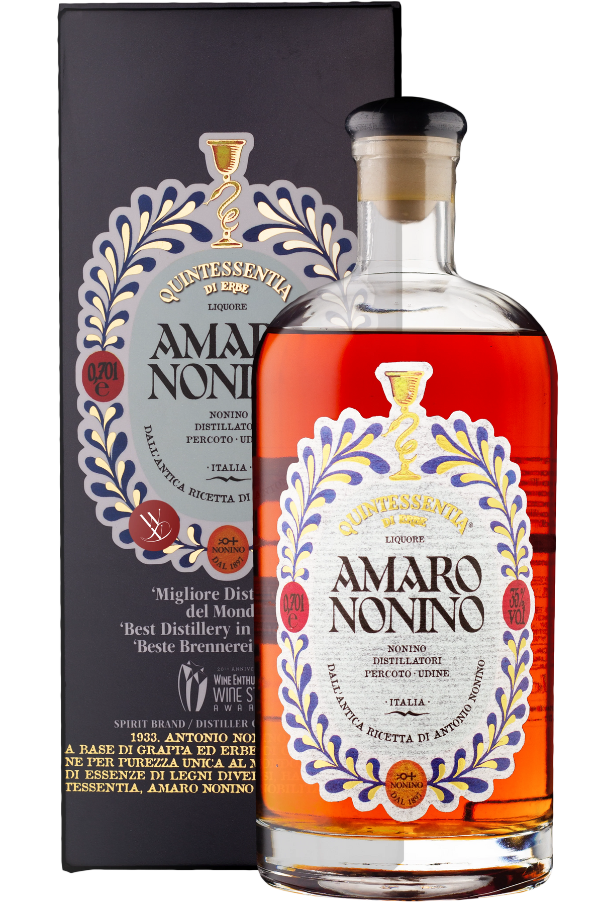 Amaro Nonino Quintessentia Di Erbe Astucciato 0.70 L