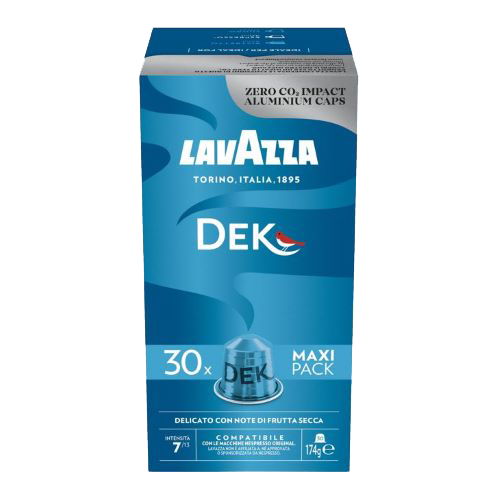 Caffè Dek Compatibile Con Macchine Nespresso Original 30 Cps Maxi Pack Lavazza