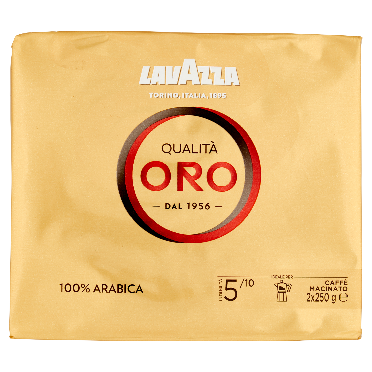 Caffè Qualità Oro X2 100% Arabica Ideale Per Moka Lavazza