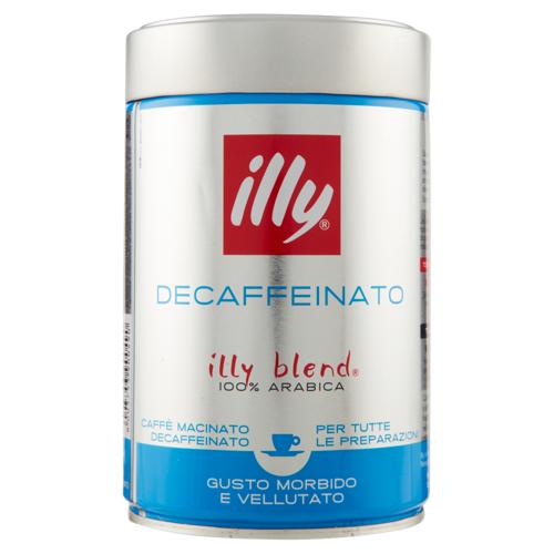 Caffè Macinato Decaffeinato 100% Arabica Per Tutte Le Preparazioni Illy