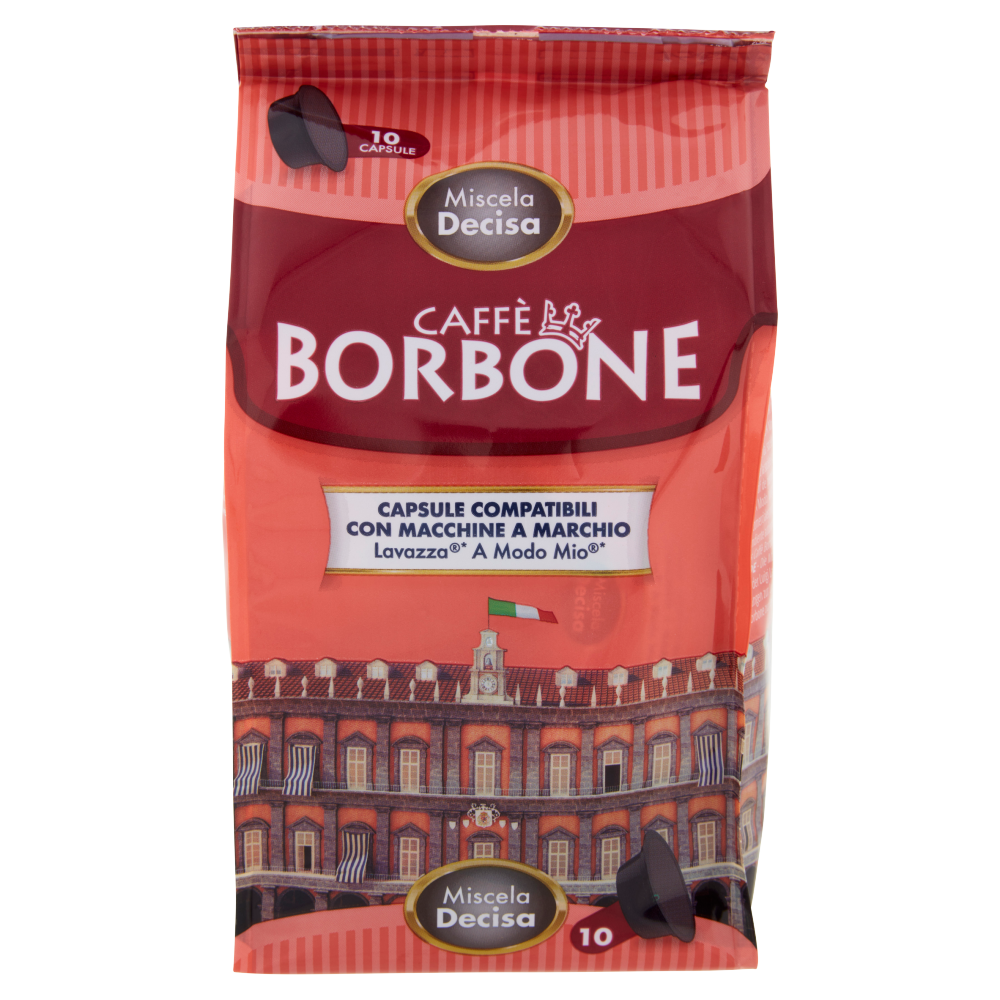 Caffè Miscela Decisa Compatibile Con Macchine Lavazza A Modo Mio 10 Cps Borbone