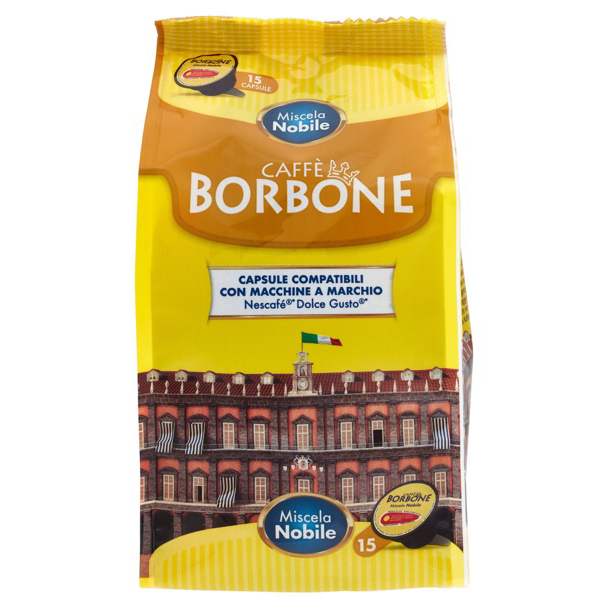 Caffè Miscela Nobile Compatibile Con Macchine Nescafè Dolce Gusto 15 Cps Borbone