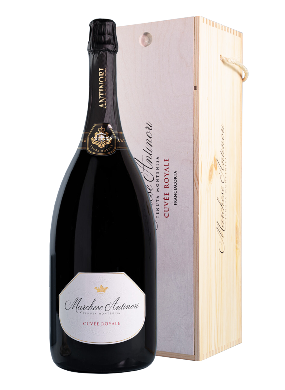 Franciacorta Cuvée Royal Jeroboam 3L Astucciato Legno Marchesi Antinori