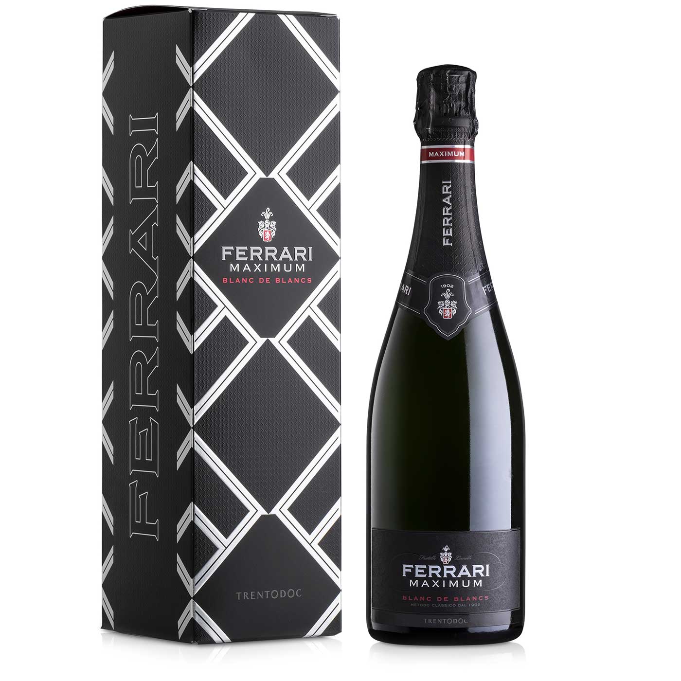 Trento DOC Ferrari Maximum Blanc De Blancs  Magnum Astucciato
