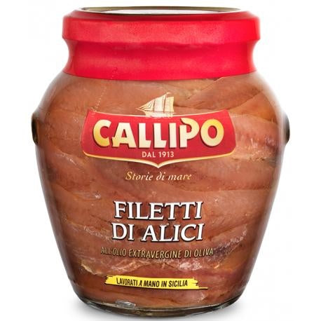 Filetti Di Alici All'Olio Extra Vergine Di Oliva 310 gr Callipo