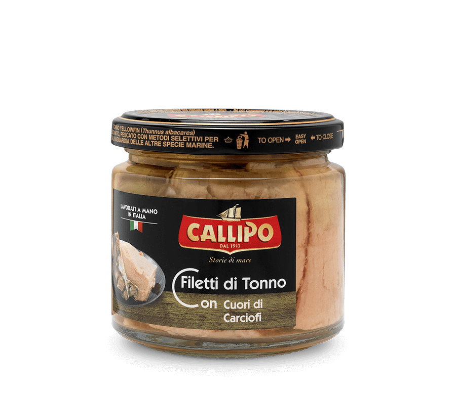 Filetti Di Tonno Con Cuori Di Carciofi 190 gr Callipo