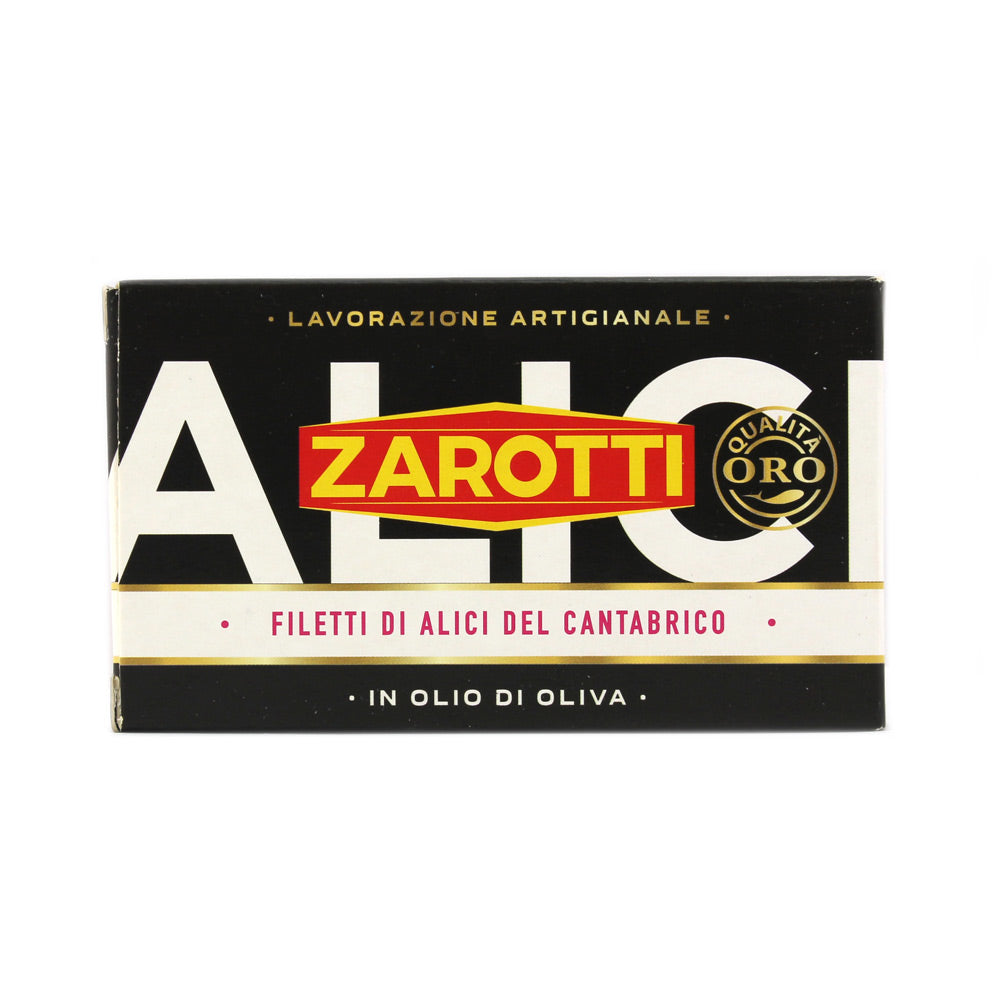 Filetti Di Alici Del Cantabrico In Olio Di Oliva 47 gr Zarotti