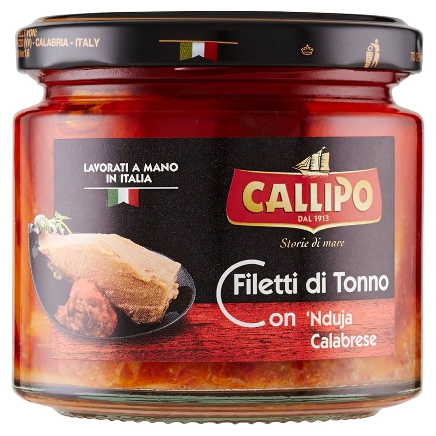 Filetti Di Tonno Con Nduja Calabrese 190 gr Callipo