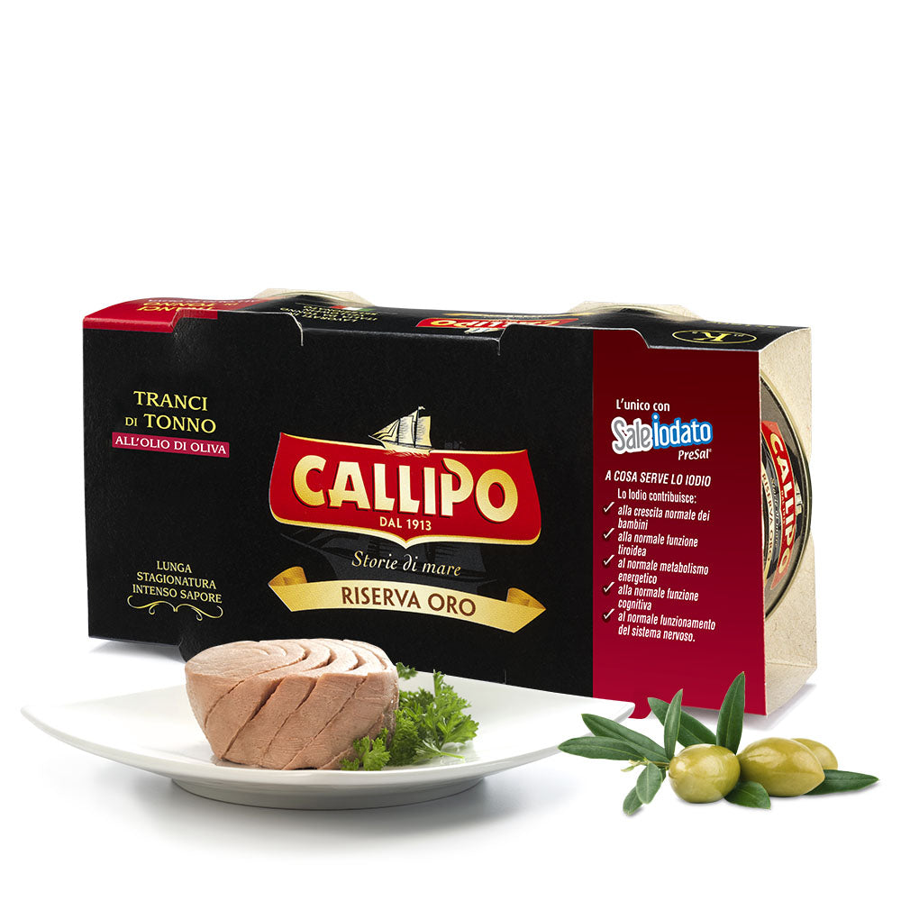 Filetti Di Tonno All'Olio D'Oliva Riserva Oro 140X2 gr Callipo