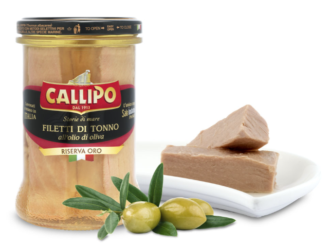 Filetti Di Tonno All'Olio D'Oliva Riserva Oro 300 gr Callipo