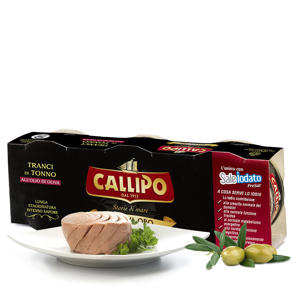 Filetti Di Tonno All'Olio D'Oliva Riserva Oro 70X3 gr Callipo