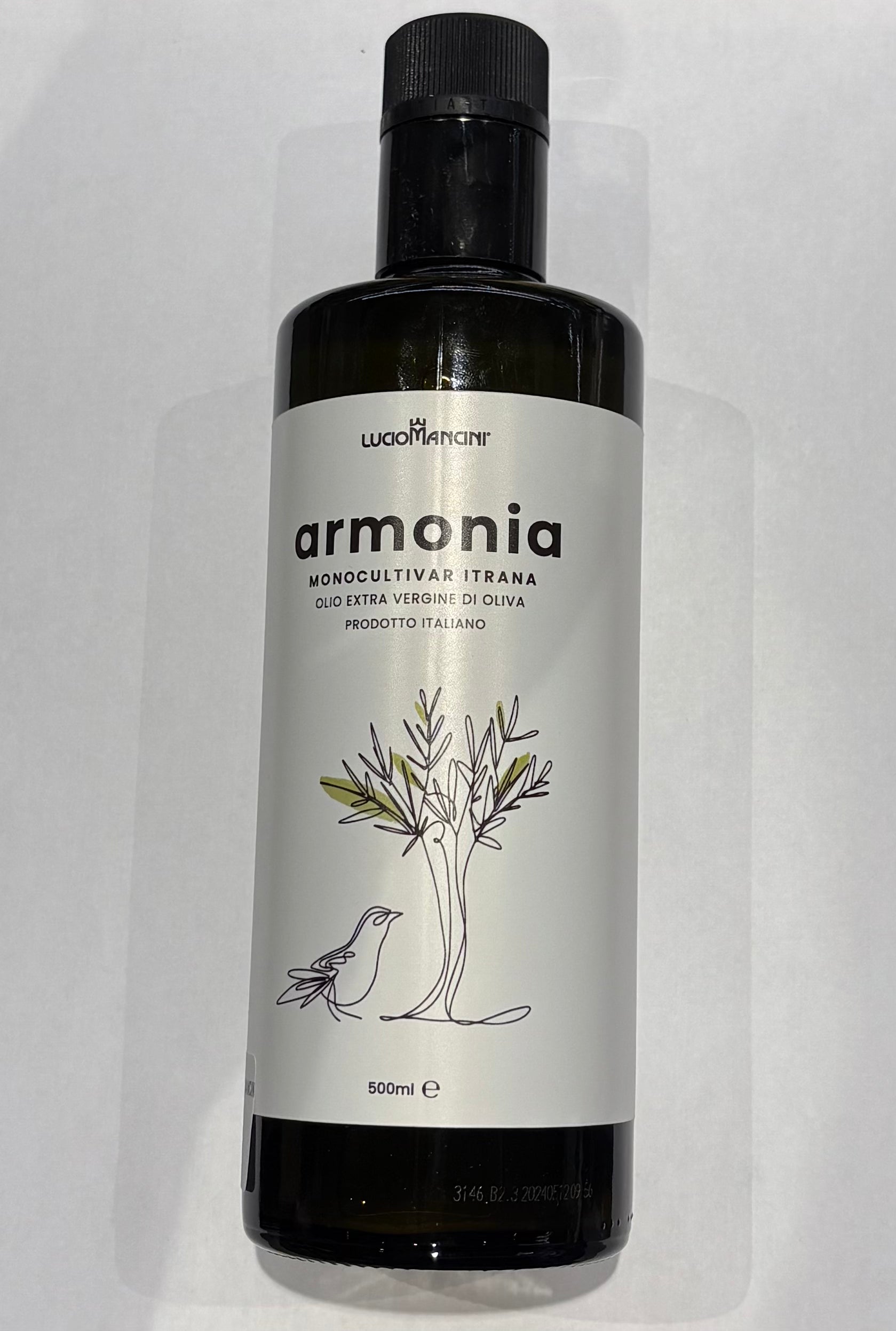 Olio Armonia Extra Vergine Di Oliva Lucio Mancini 500 Ml