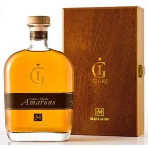 Grappa Giare Amarone 2 Litri Astucciata Legno Marzadro