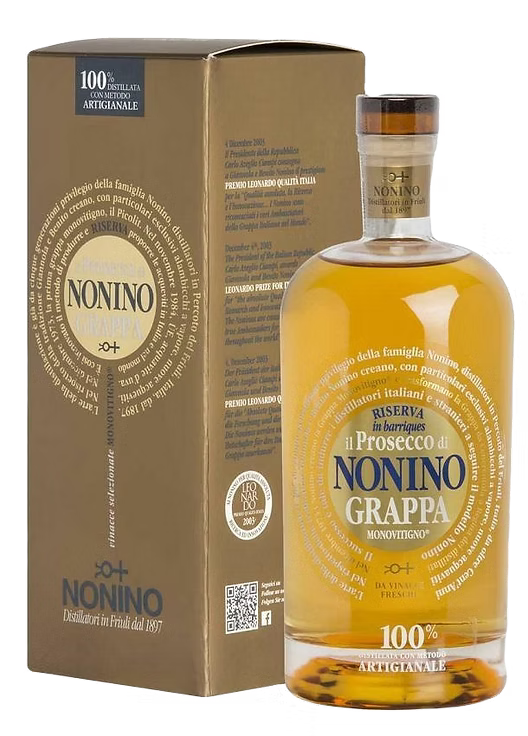 Grappa Da Prosecco Riserva Astucciata Nonino  0.70 L