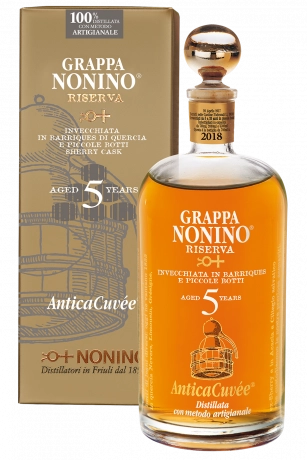 Grappa AnticaCuvée Riserva 5 Anni Astucciata Nonino 0.70 L