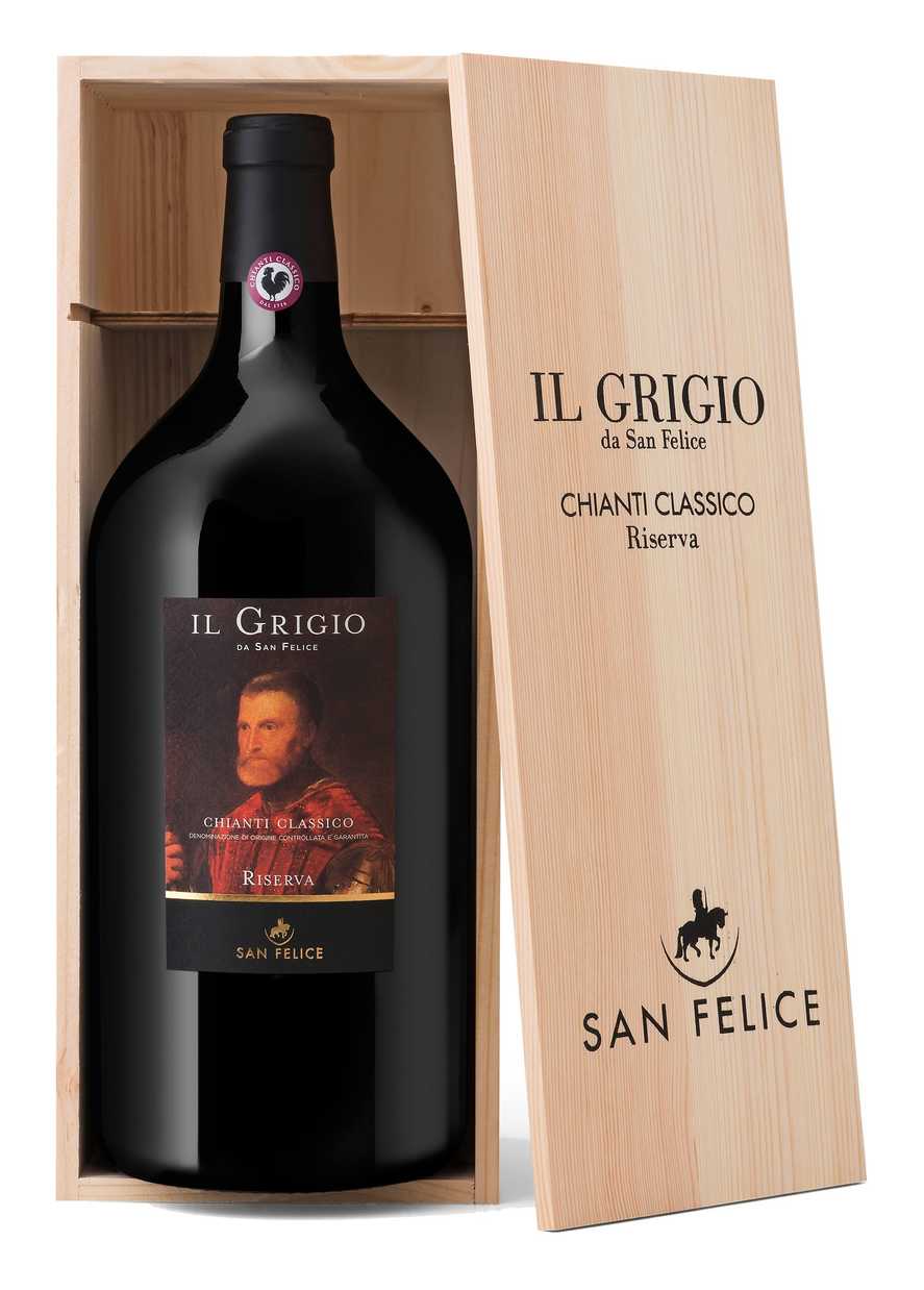 Il Grigio Chianti Classico Riserva Jeroboam 3 Litri Astucciato Legno San Felice