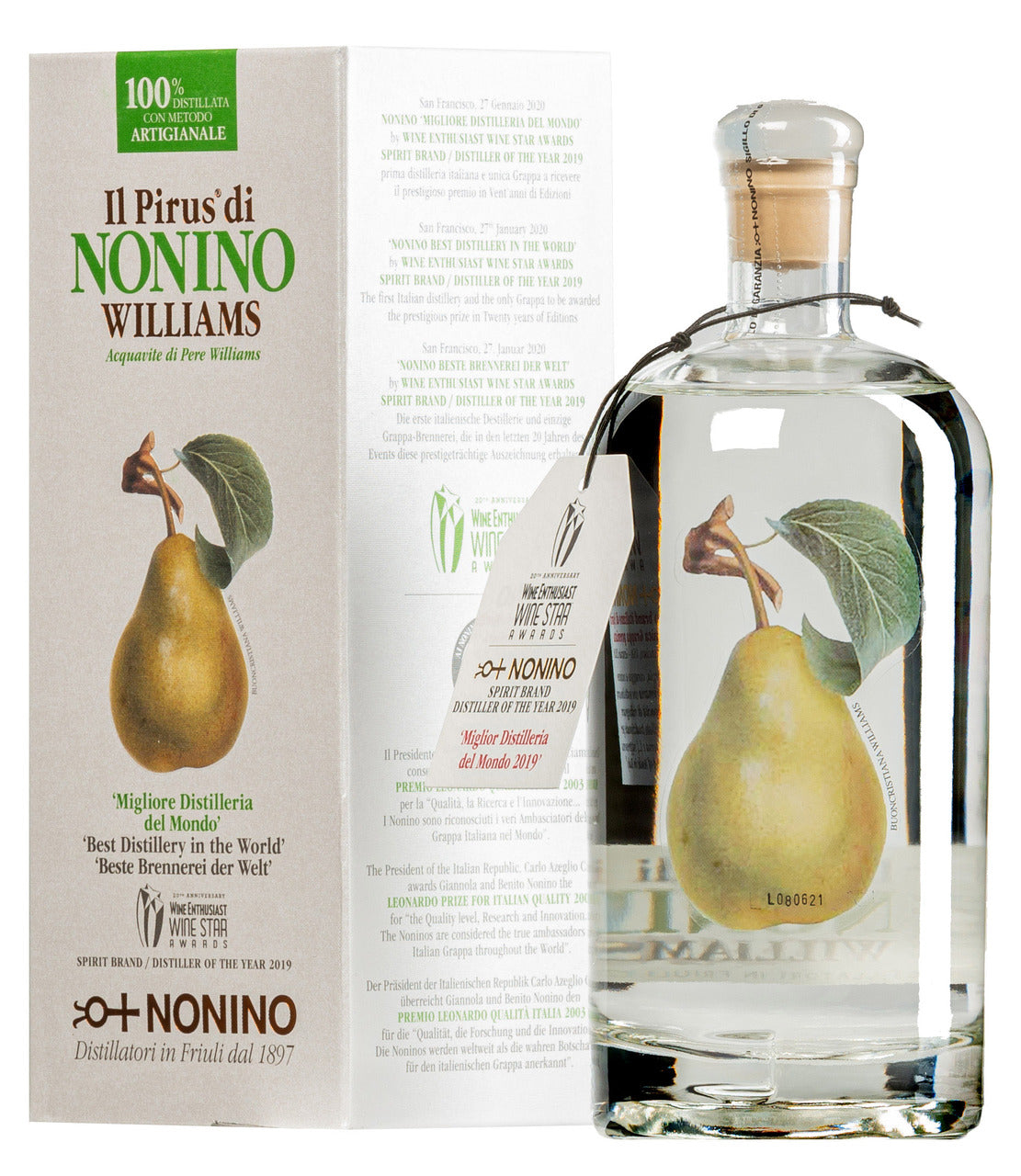 Acquavite Il Pirus Di Nonino Williams Astucciato 0.50 L