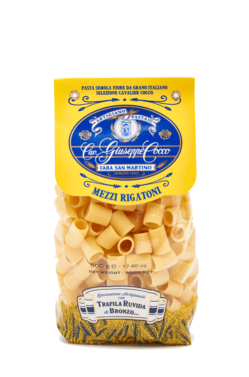 Mezzi Rigatoni "Trafila Ruvida" Pastificio Cocco 500 gr