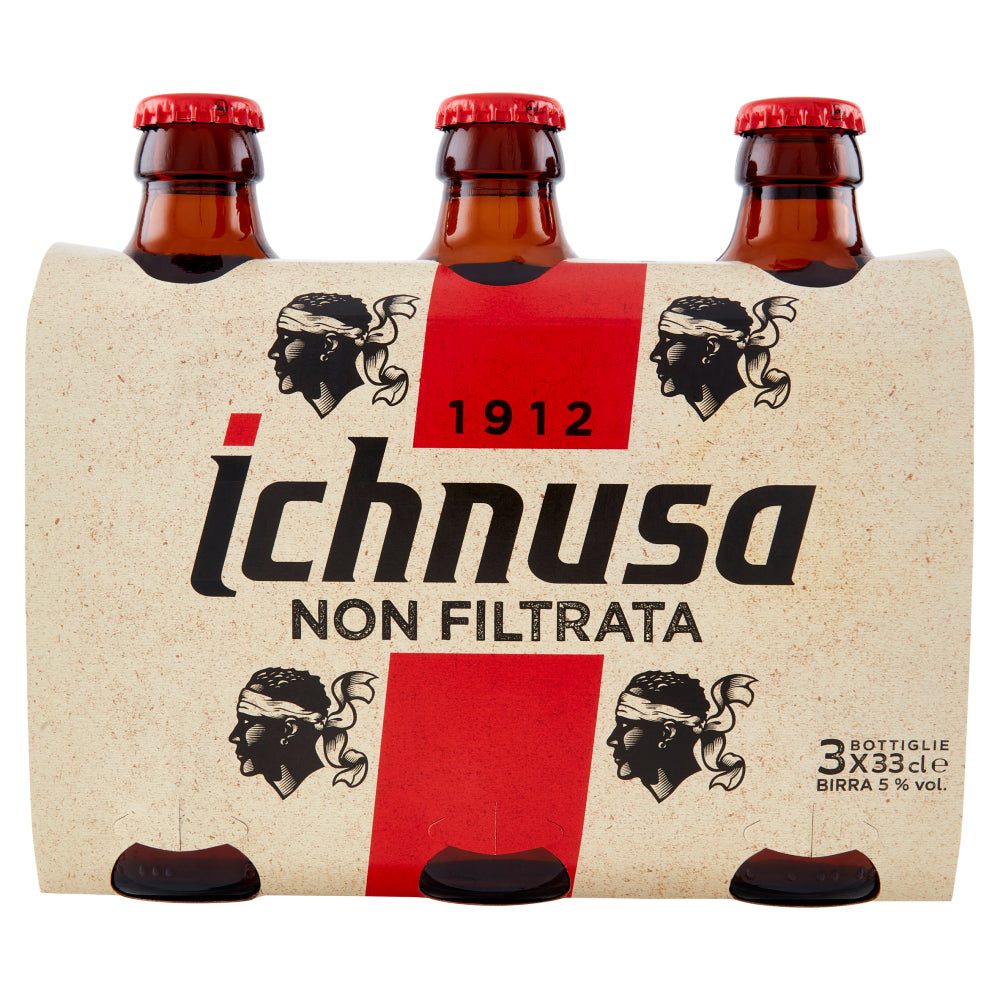 Birra Ichnusa Non Filtrata 33x3 cl