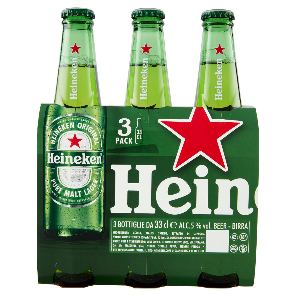 Birra Heineken Original 33x3 cl