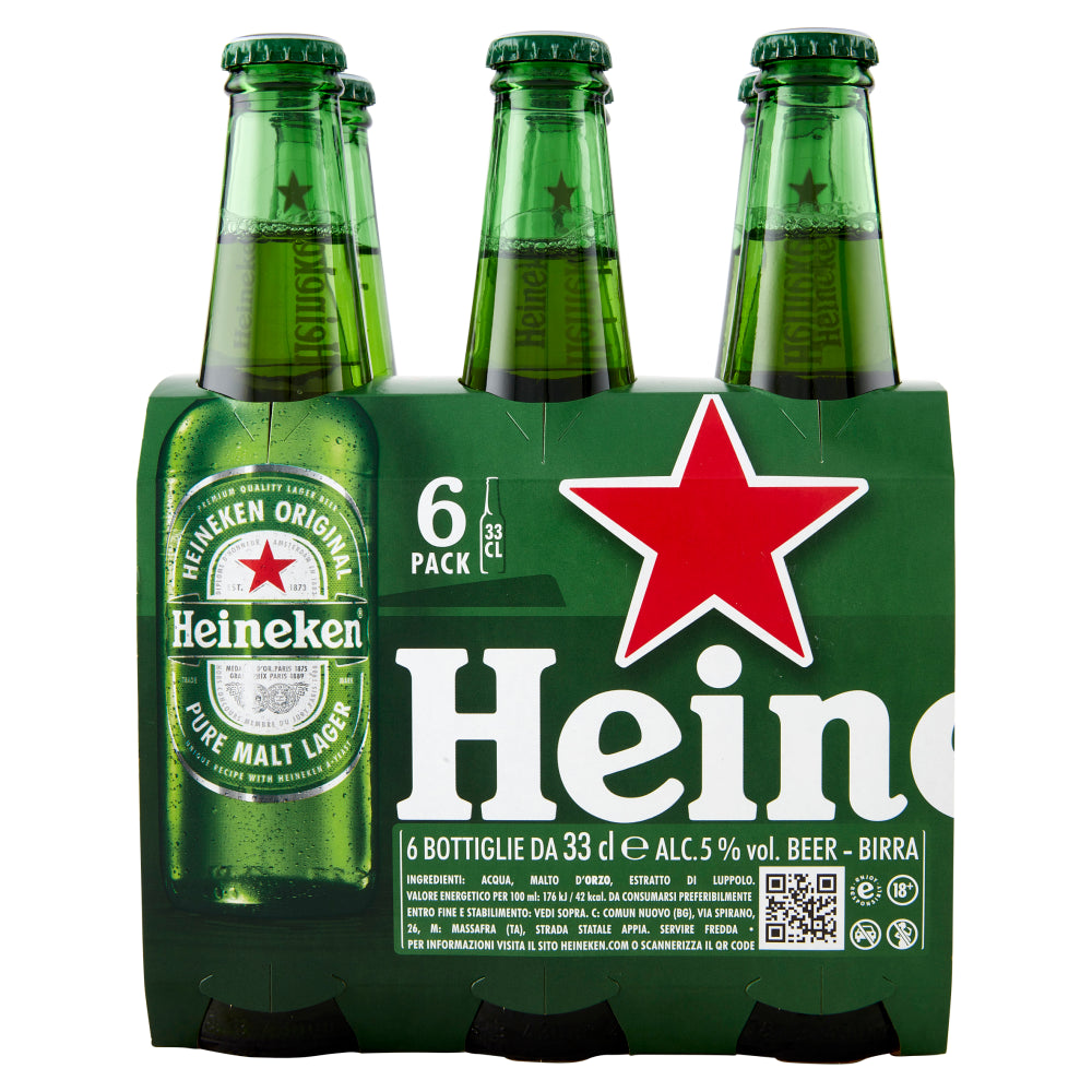 Birra Heineken Original 33X6 cl