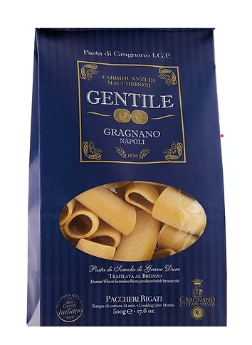 Paccheri Rigati Di Gragnano Pastificio Gentile 500 gr