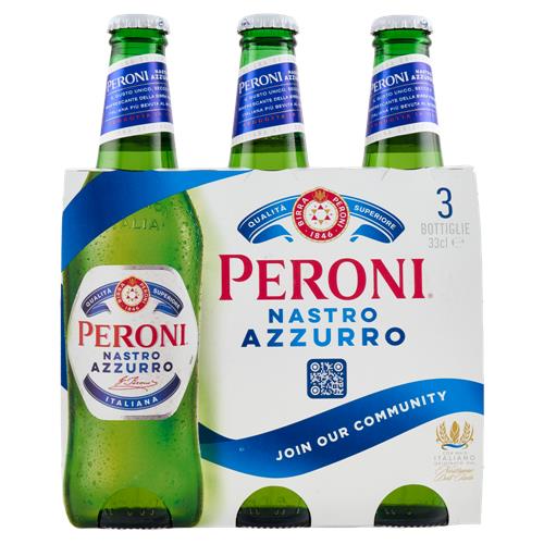 Birra Peroni Nastro Azzurro 33X3 cl
