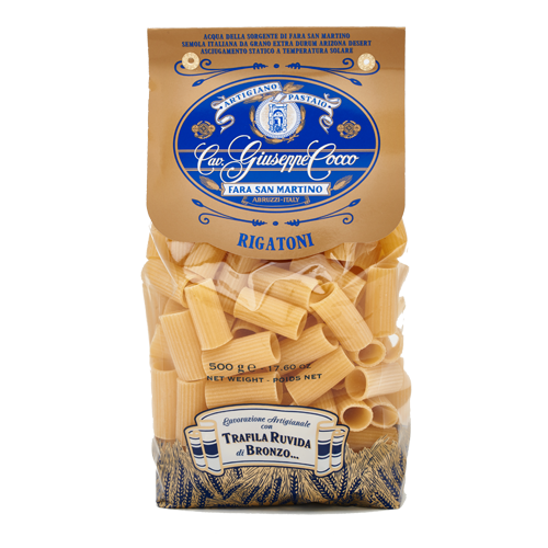 Rigatoni "Trafila Ruvida" Pastificio Cocco 500 gr