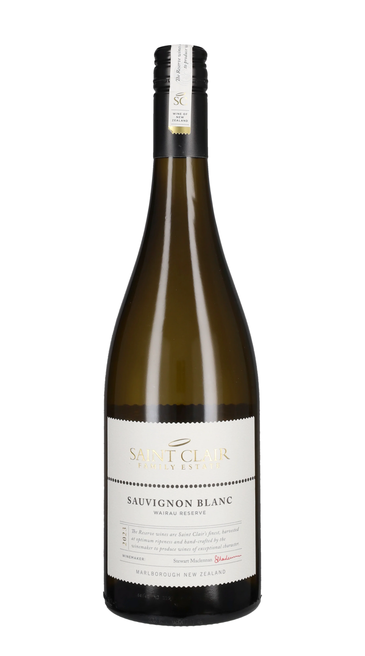 Sauvignon Blanc Wairau Reserve Saint Clair 0.75 L