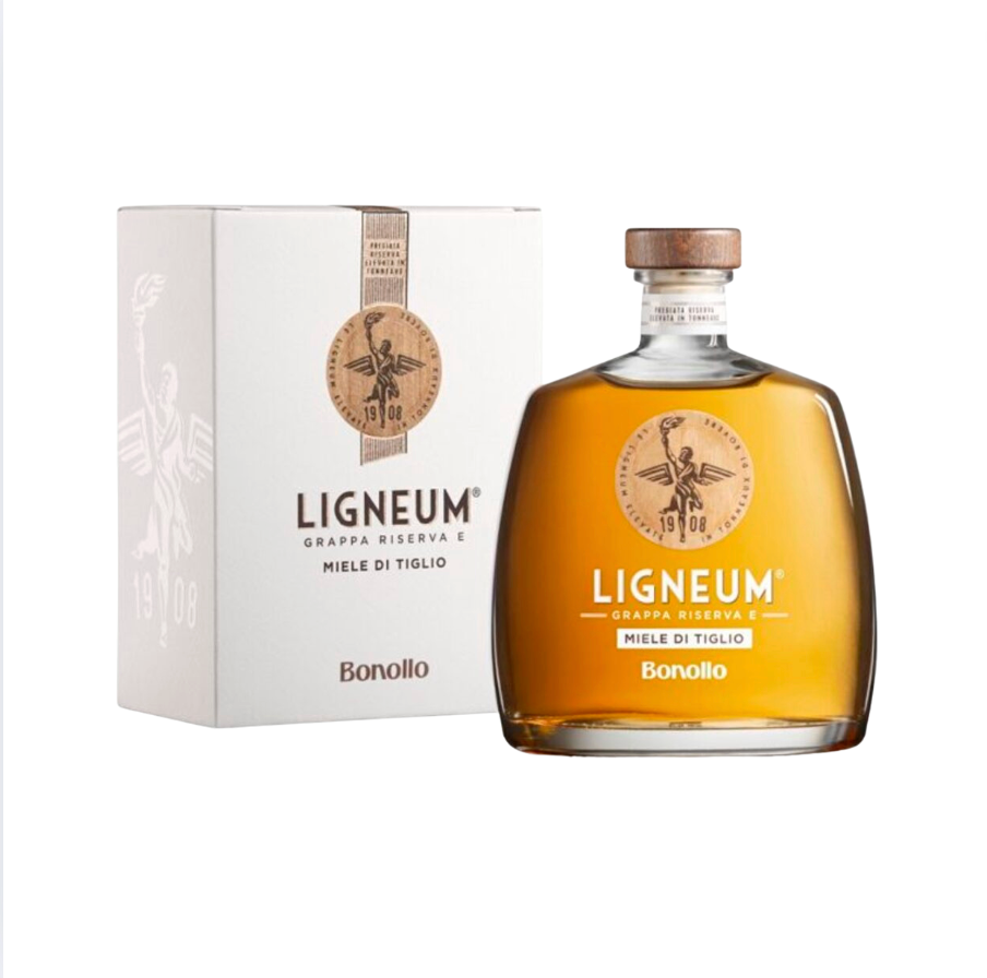 Grappa Ligneum Riserva Miele Di Tiglio Astucciata Bonollo