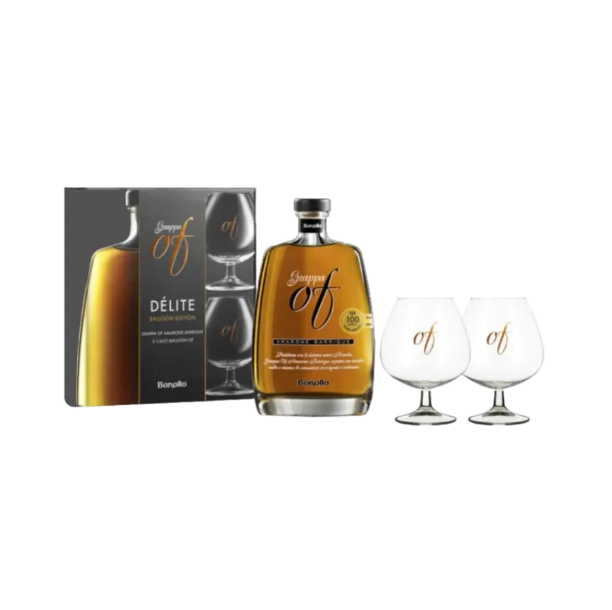 Confezione Delite OF Balloon + 2 Bicchieri Bonollo