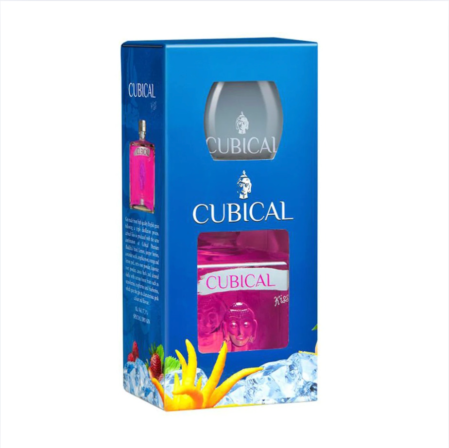 Confezione Gin Cubical Kiss + 1 Calice
