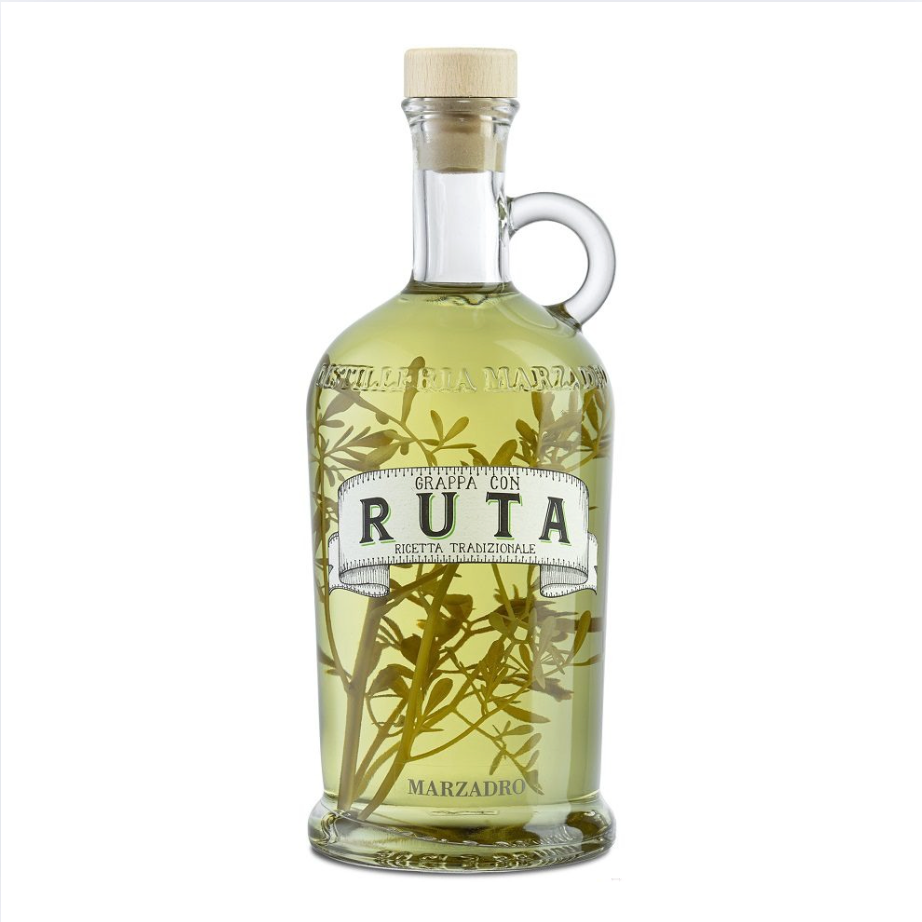 Grappa Con Ruta Ricetta Tradizionale Astucciata Marzadro
