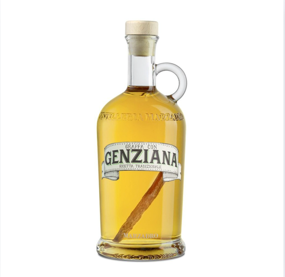 Grappa Con Genziana Ricetta Tradizionale Astucciata Marzadro