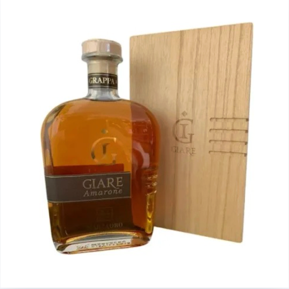 Grappa Giare Amarone Astucciata Legno Marzadro