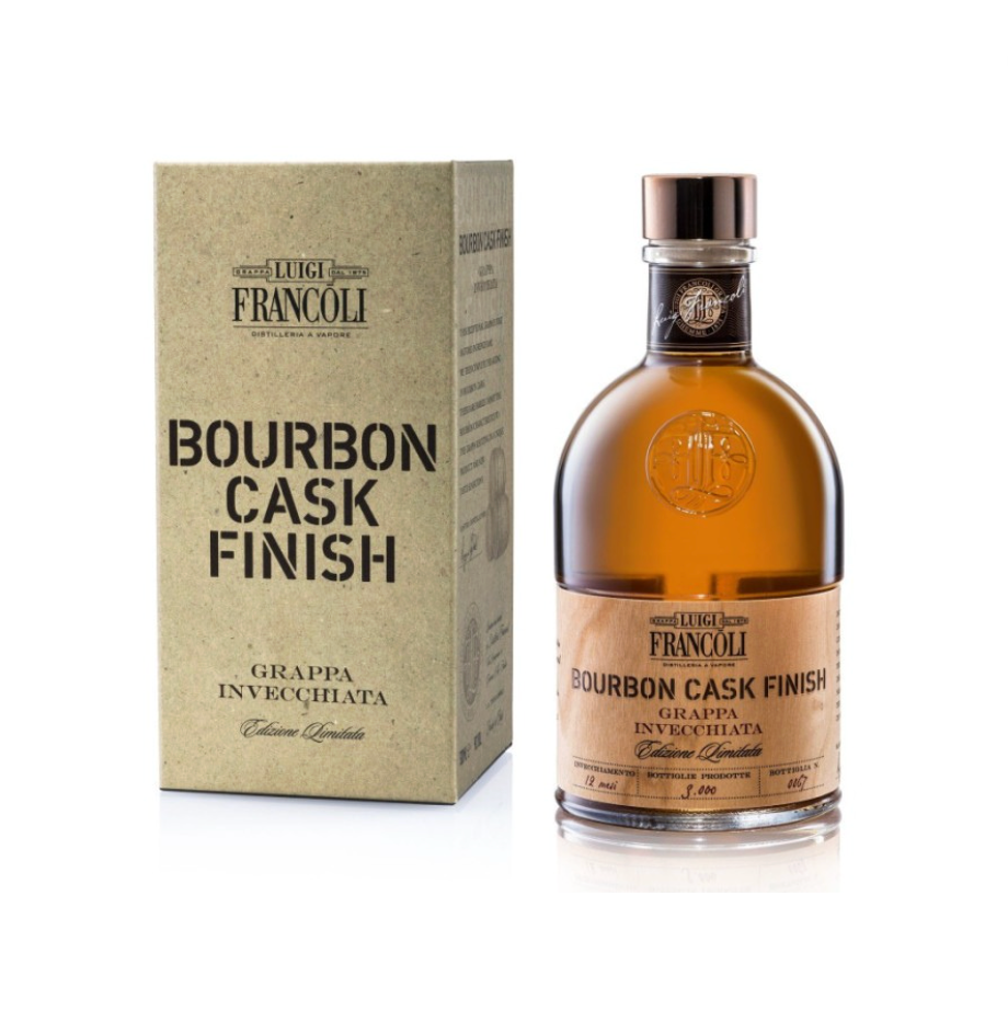 Grappa Bourbon Cask Astucciata Francoli