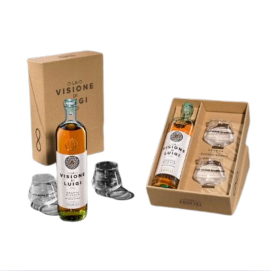 Confezione La Visione Di Luigi Riserva + 2 Calici Francoli