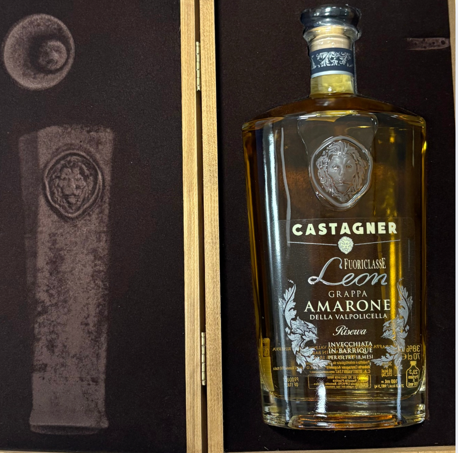Confezione Grappa Leon Fuoriclasse Di Amarone Castagner