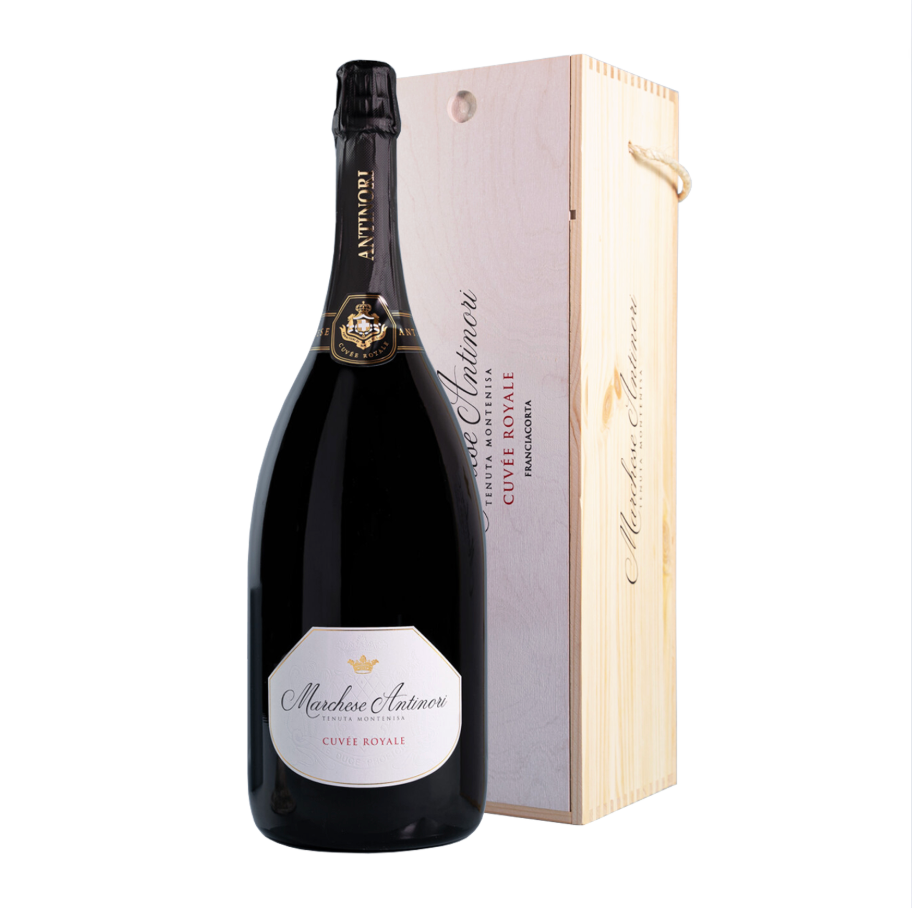 Franciacorta Cuvée Royal Jeroboam 3L Astucciato Legno Marchesi Antinori